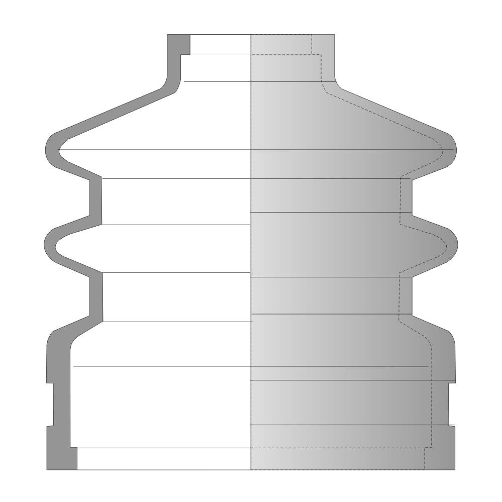 Faltenbalg F-4048-NBR