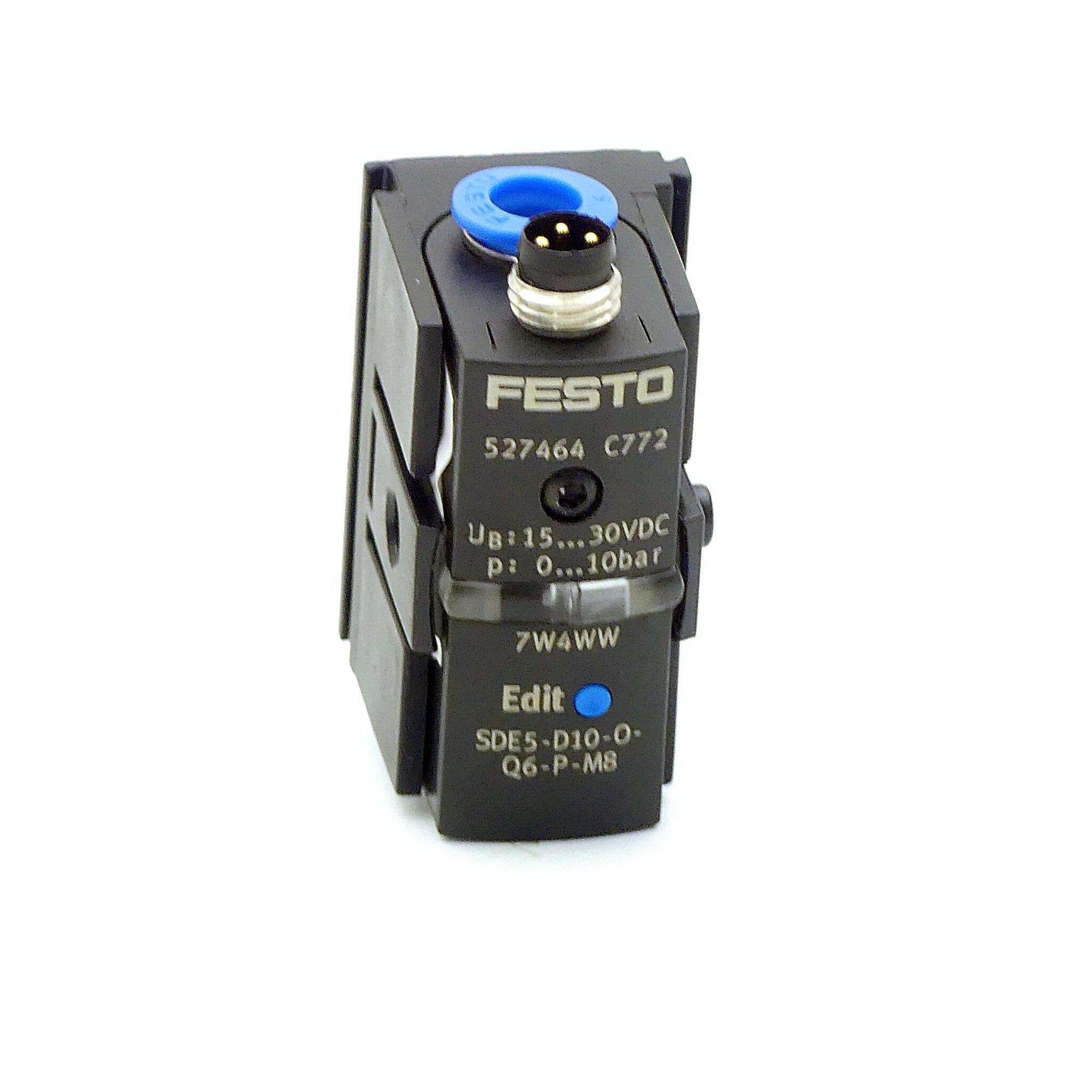 Produktfoto 6 von FESTO Drucksensor SDE5-D10-O-Q6-P-M8