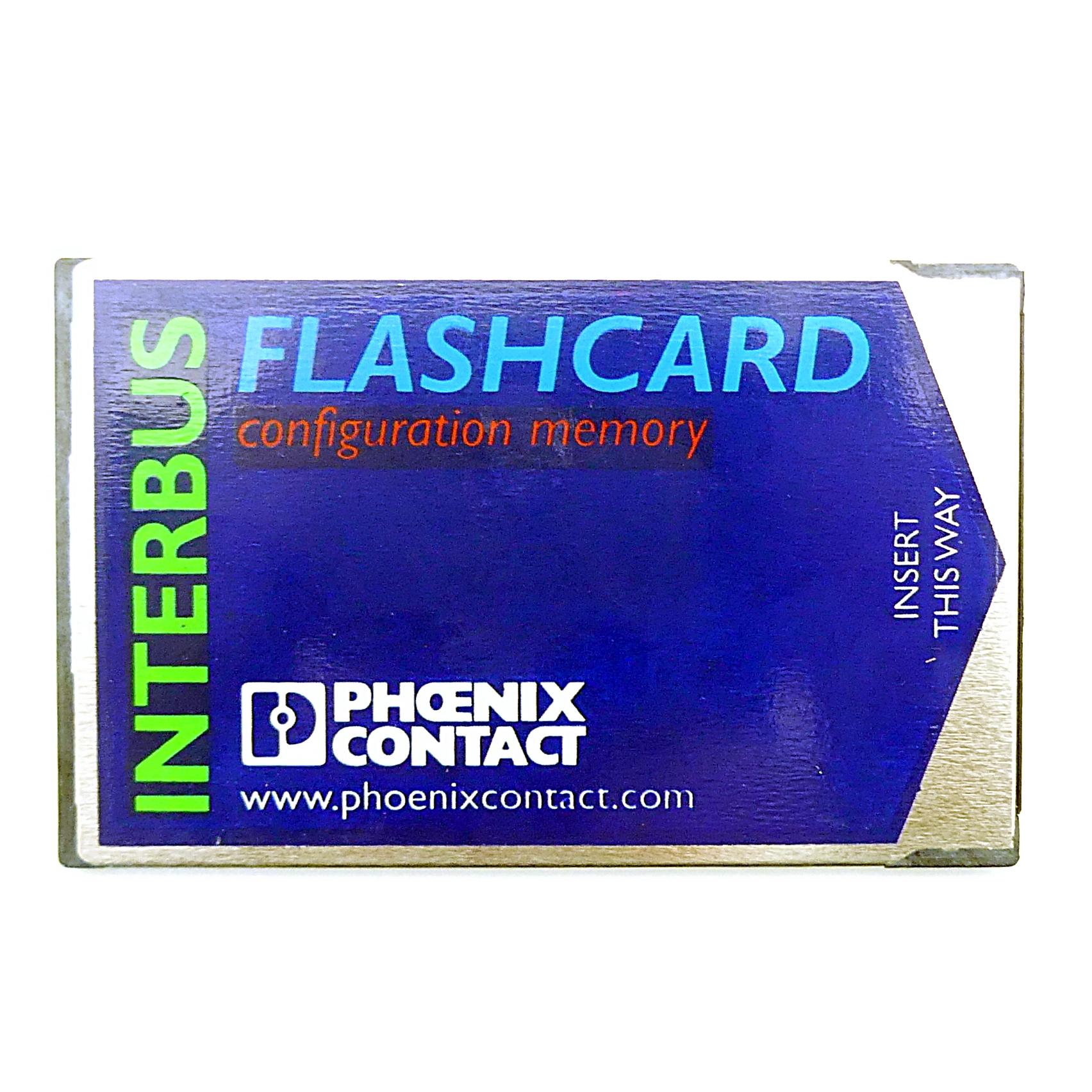 Produktfoto 1 von PHOENIX CONTACT Interbus Flashcard IBS MC 2MB - Speicher