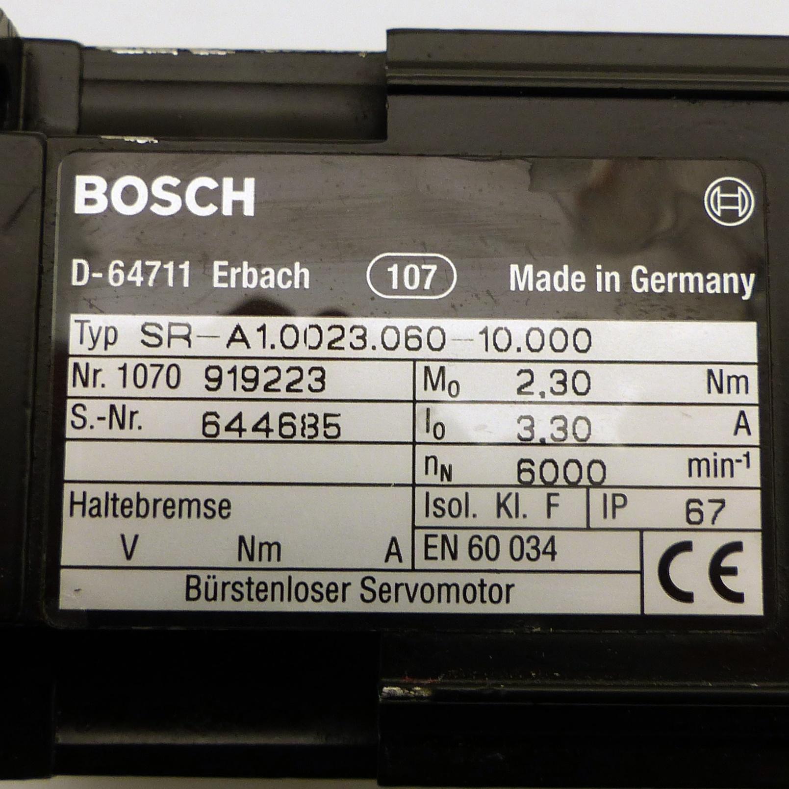 Produktfoto 2 von BOSCH Servomotor SR-A1.0023.060-10.000