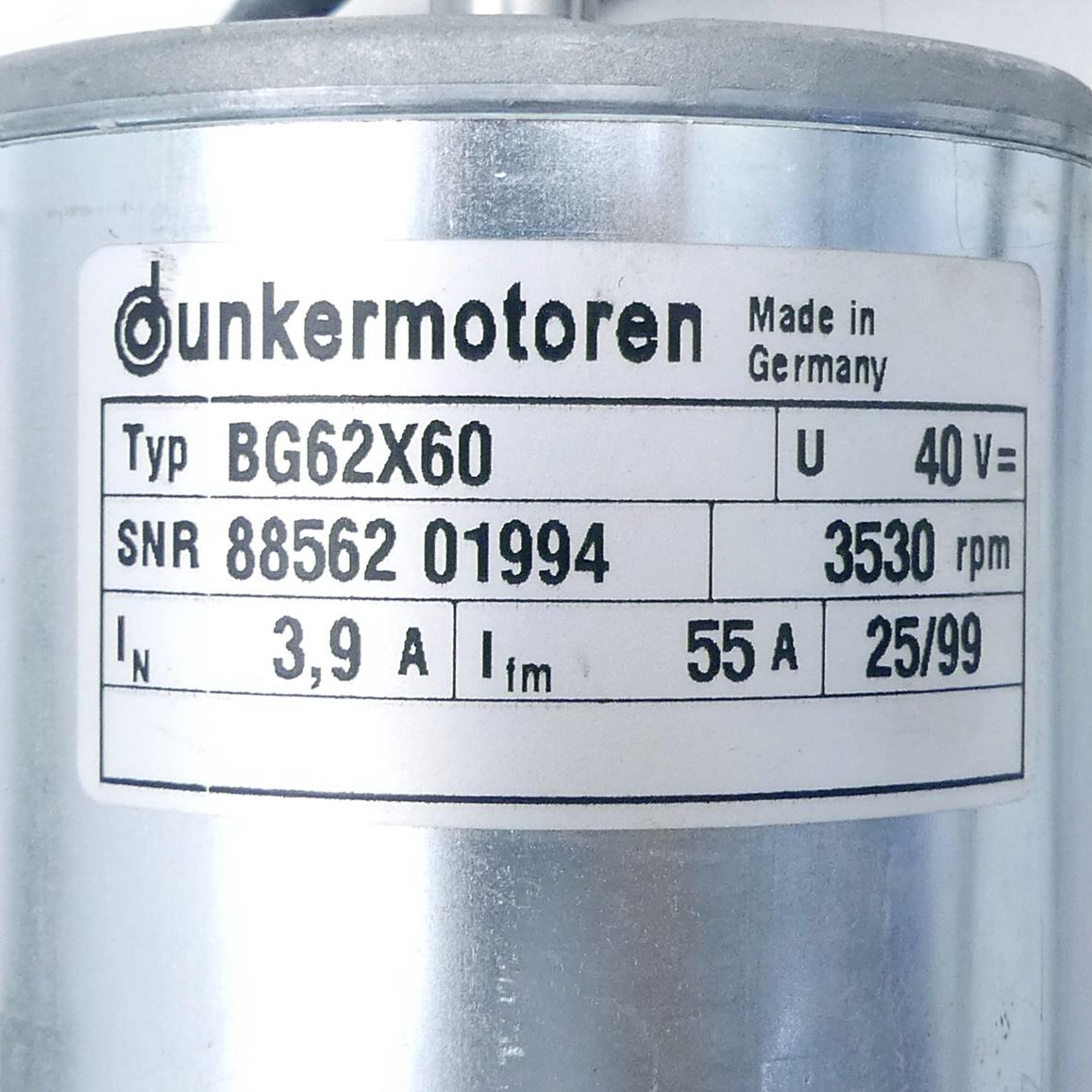 Produktfoto 2 von DUNKERMOTOREN DC motor