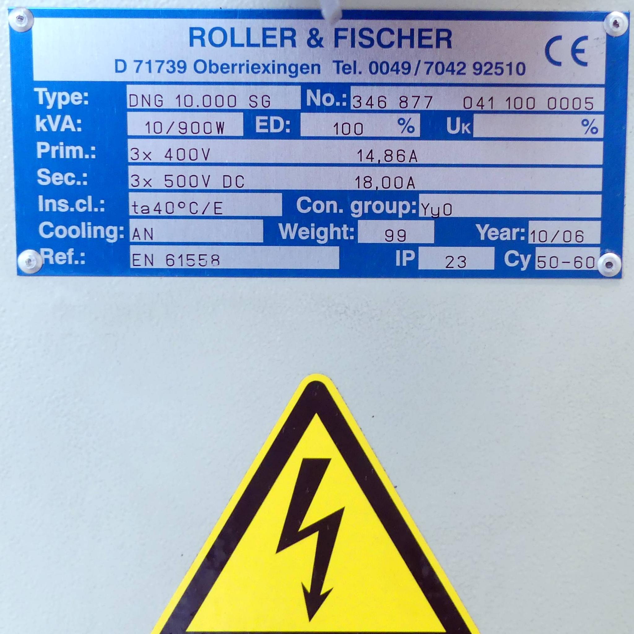 Produktfoto 2 von ROLLER+FISCHER Netzgerät DNG 10.000 SG