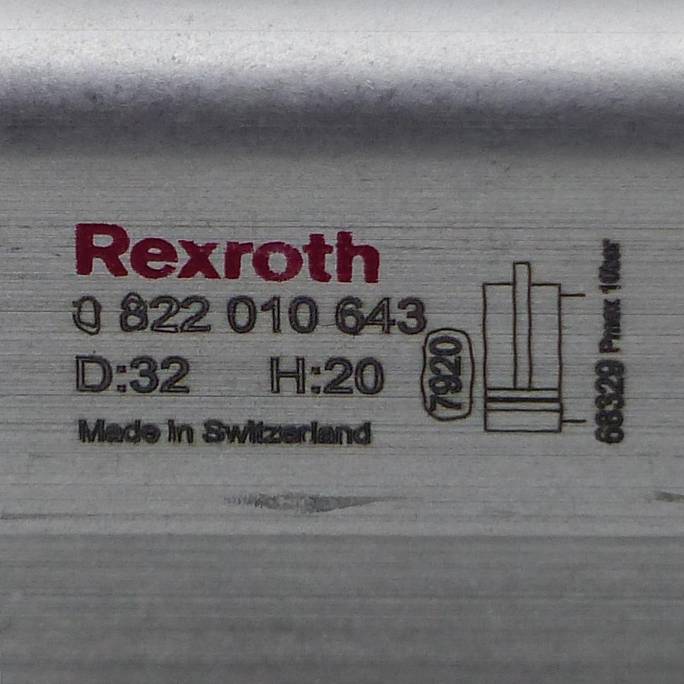 Produktfoto 2 von REXROTH Kurzhubzylinder 32 x 20