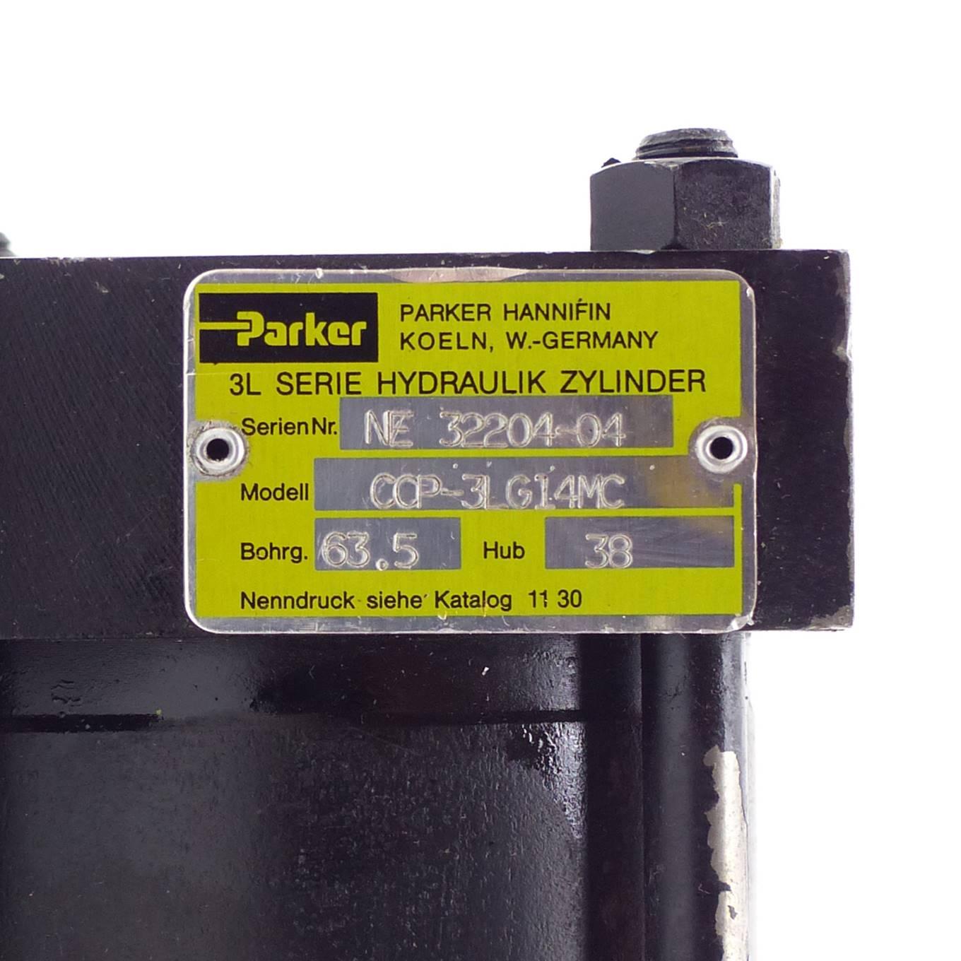 Produktfoto 2 von PARKER PARKER Hydraulikzylinder 63,5 x 38