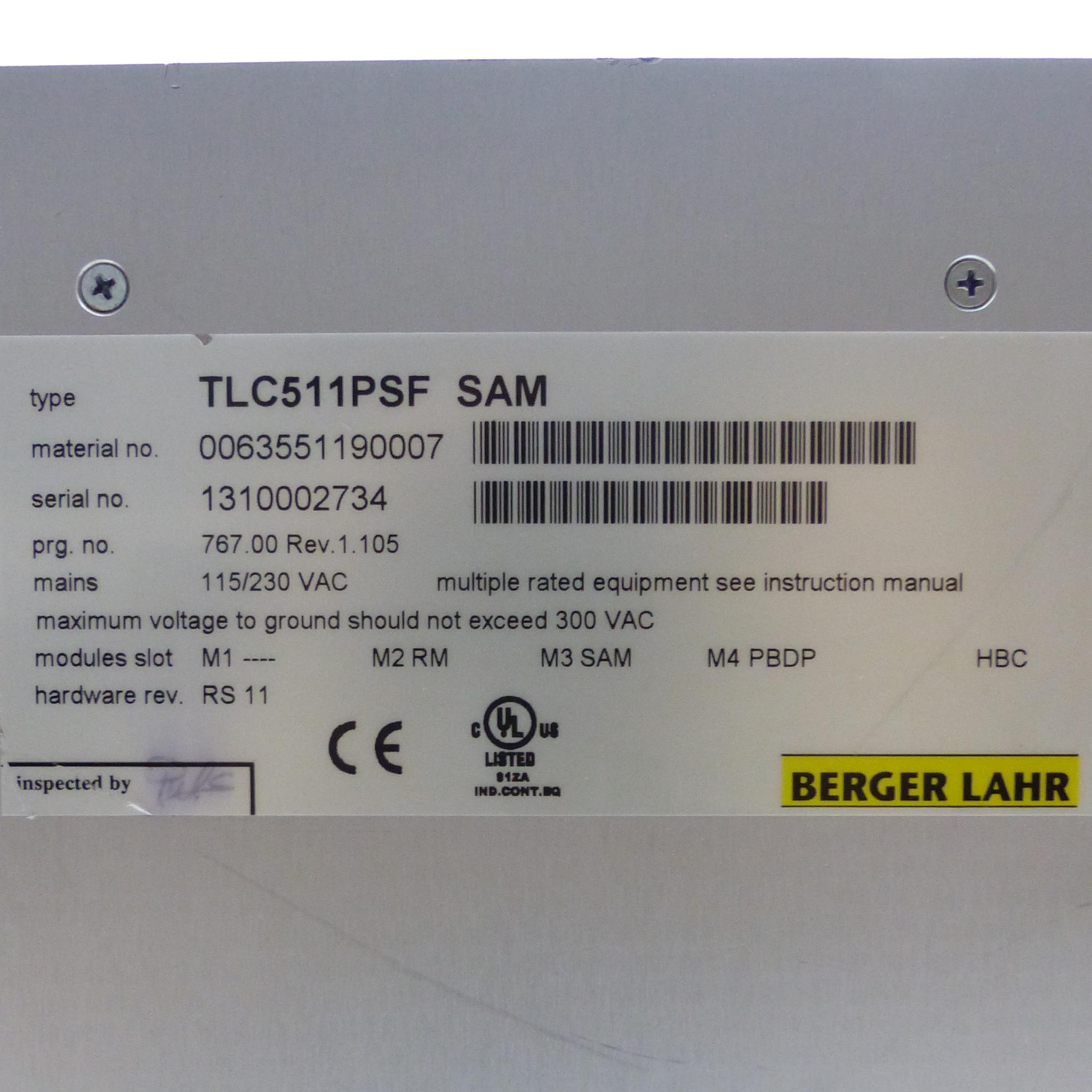 Produktfoto 2 von BERGER LAHR Twin Line Servo Drive TLC511PSF SAM