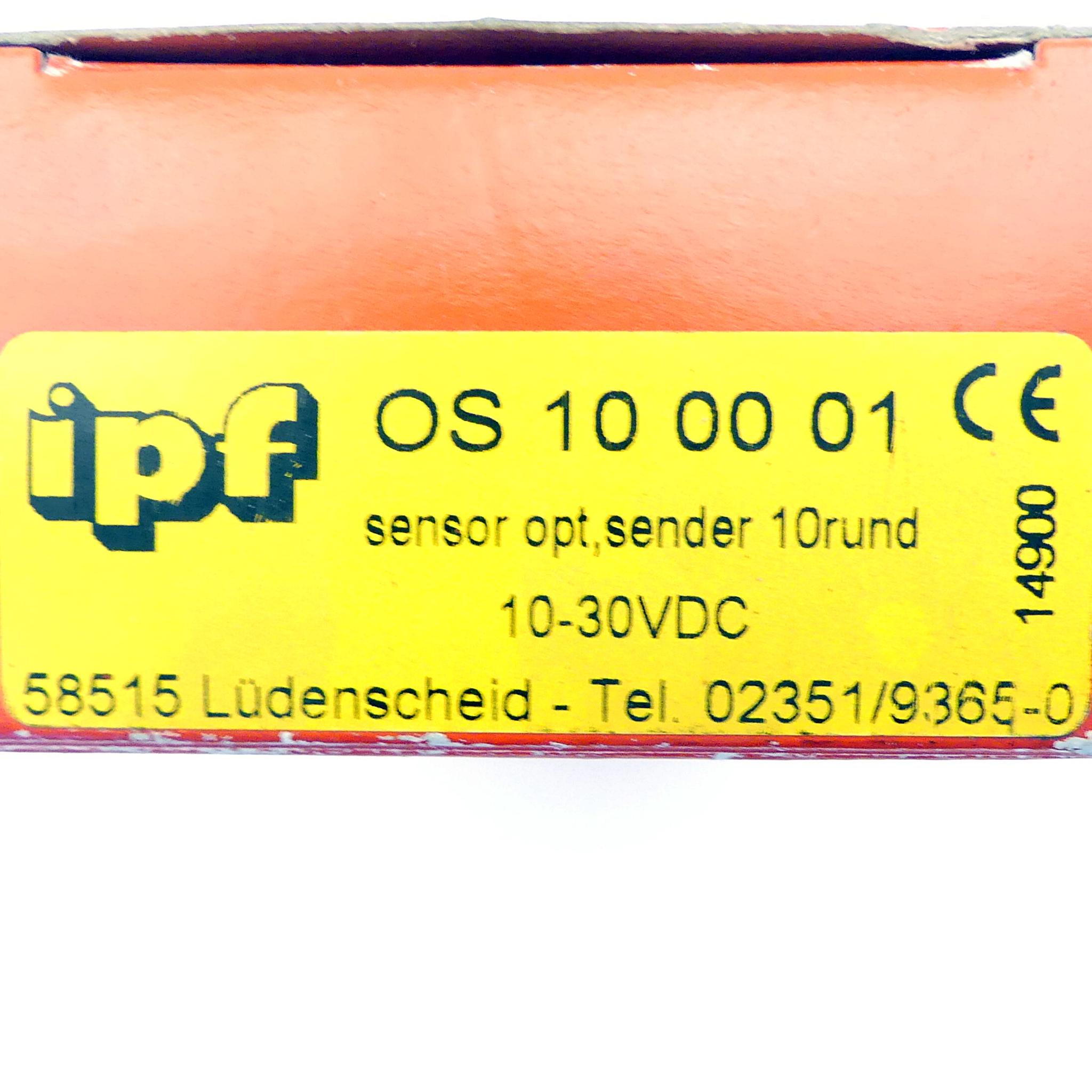 Produktfoto 2 von IPF Optischer sensor Sender OS100001