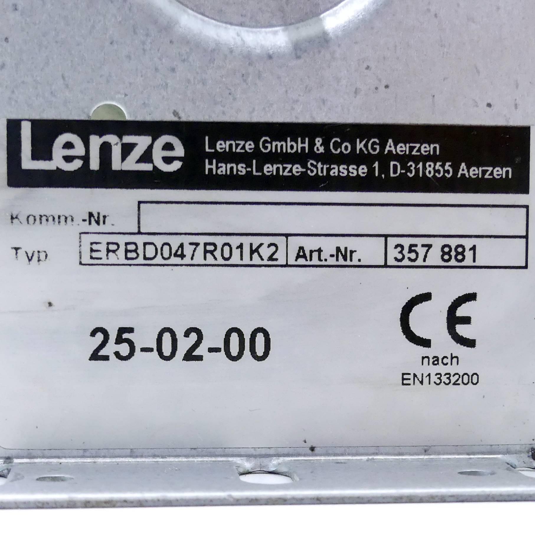 Produktfoto 2 von LENZE Bremswiderstand ERBD047R01K2