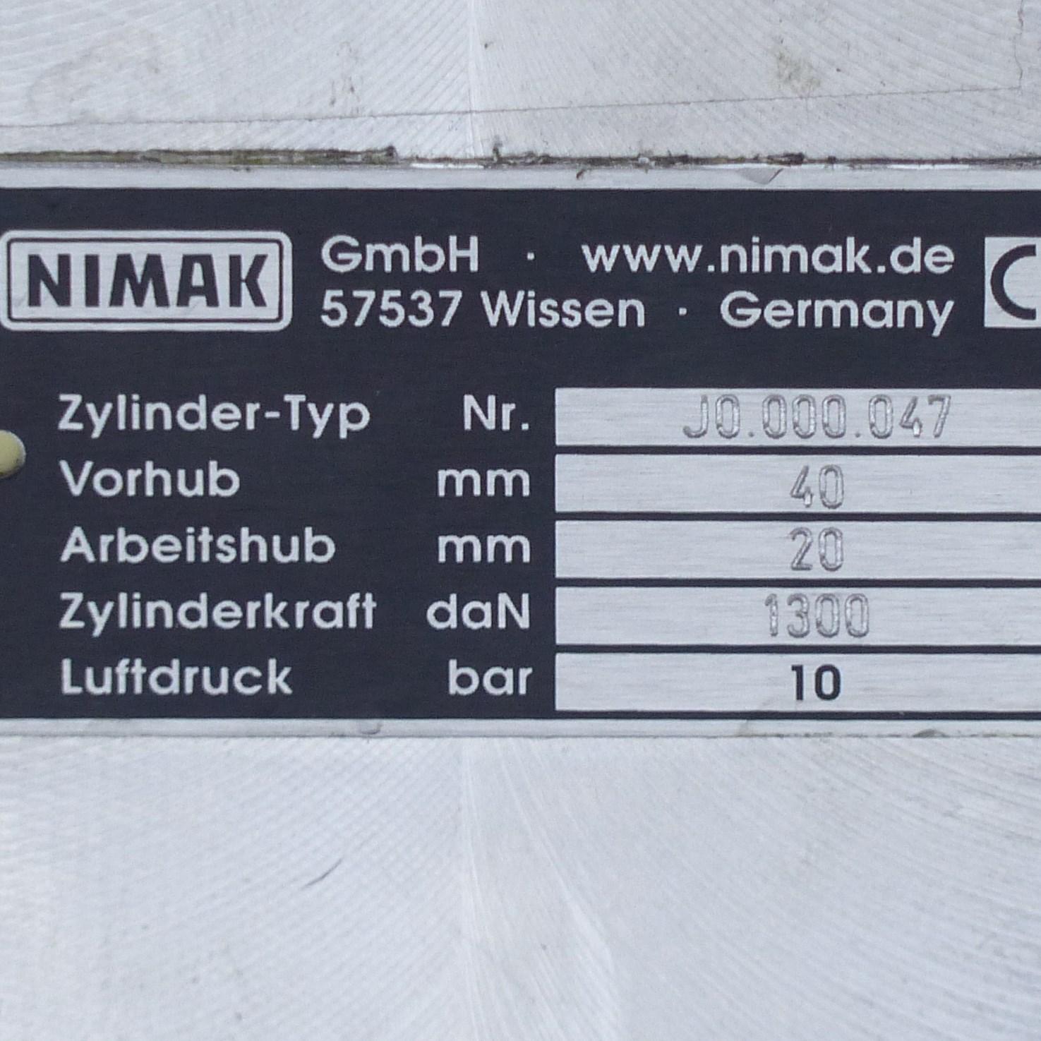 Produktfoto 2 von NIMAK Kompaktzylinder 70 x 40