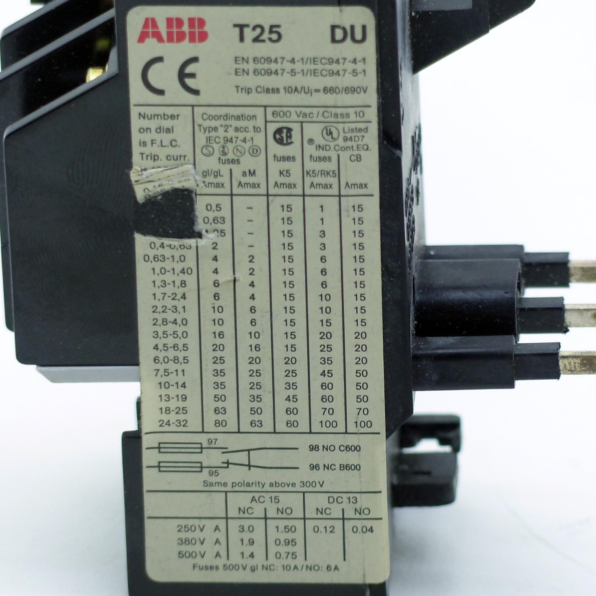 Produktfoto 2 von ABB MOTORS Überlastrelais