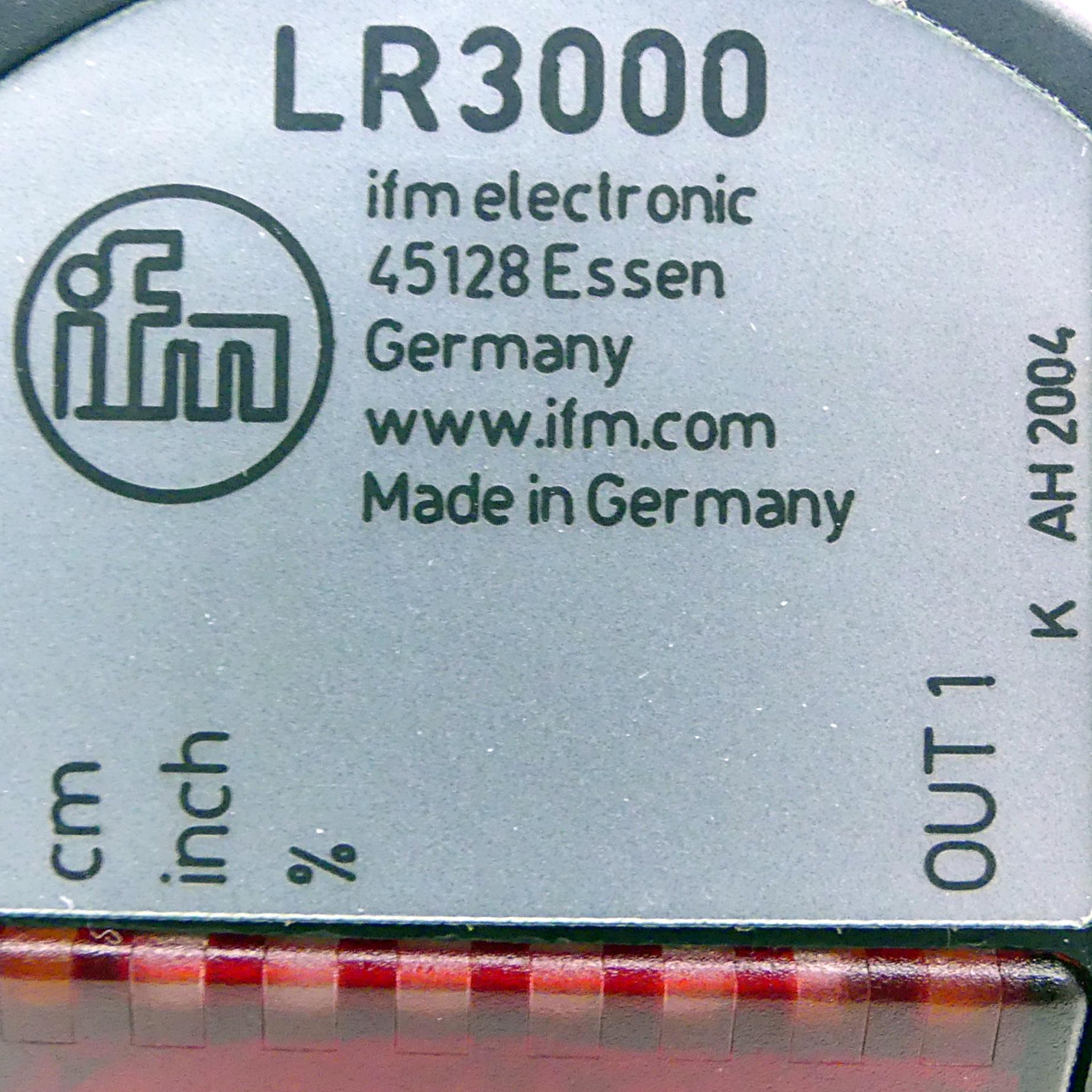 Produktfoto 3 von IFM Elektronischer Füllstandsensor LR3000