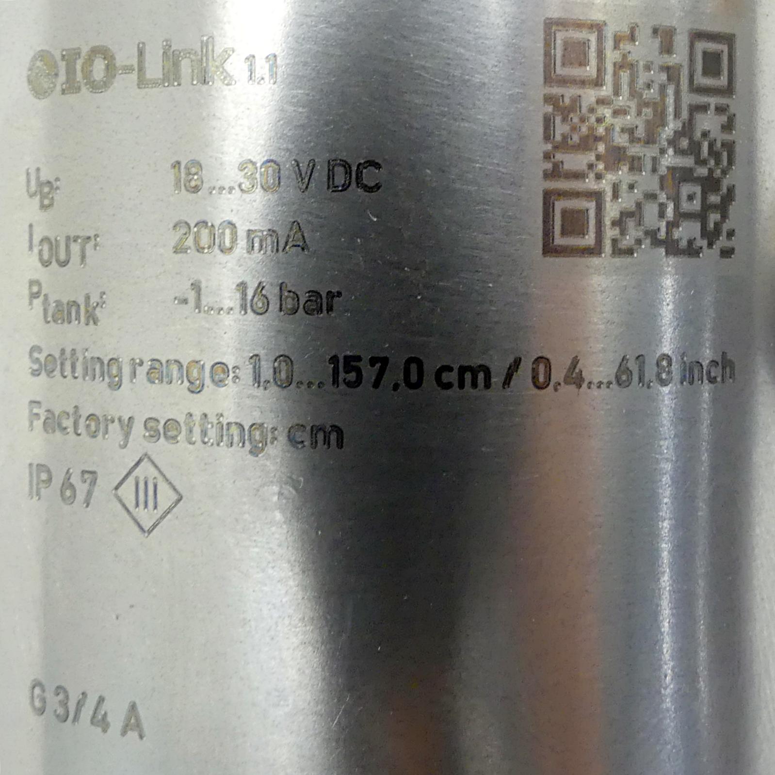 Produktfoto 4 von IFM Elektronischer Füllstandsensor LR3000