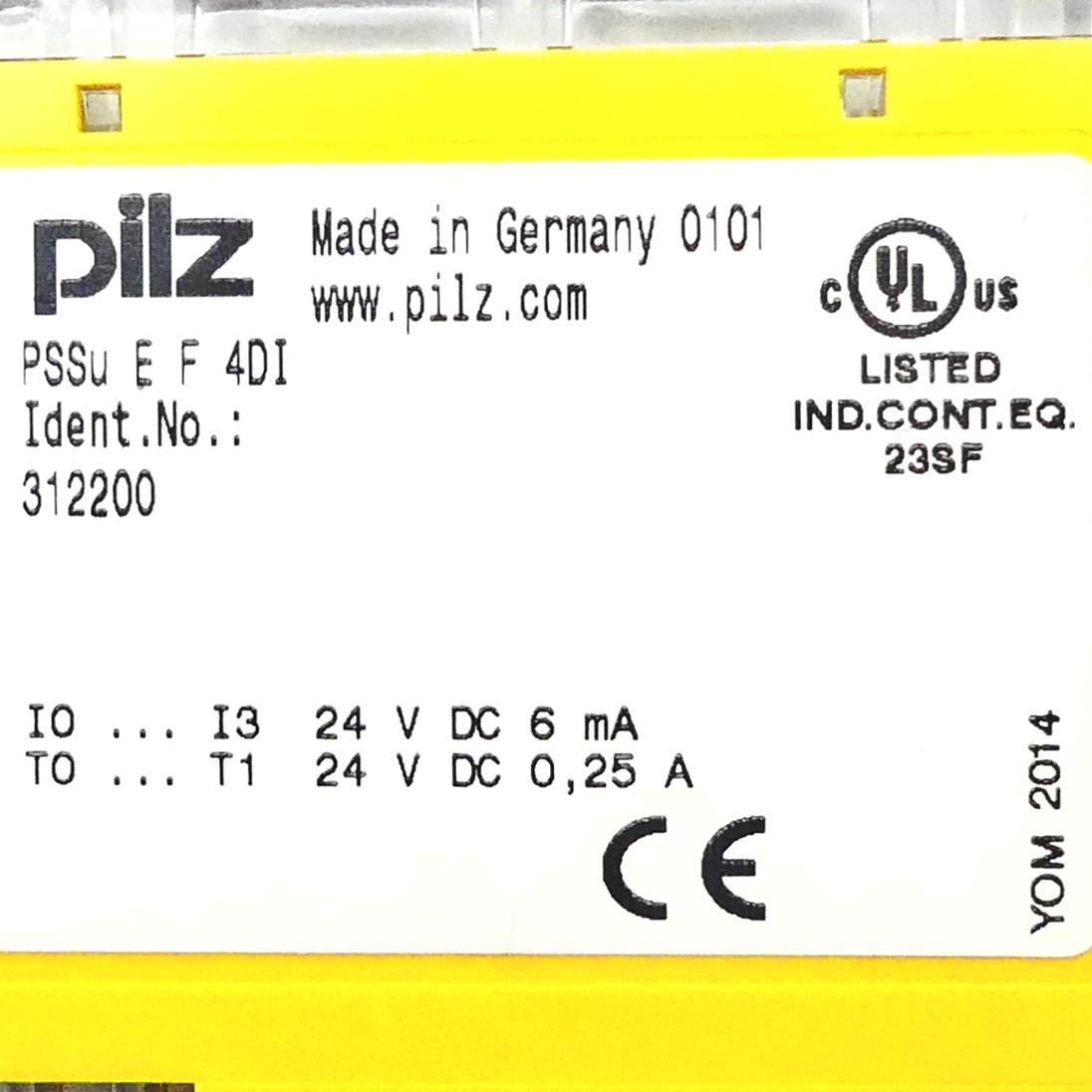 Produktfoto 2 von PILZ Elektronikmodul PSSu E F 4DI