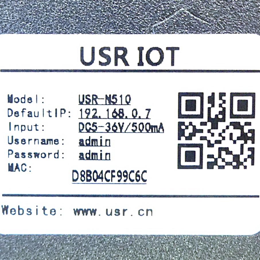 Produktfoto 2 von USR IOT USR-N510