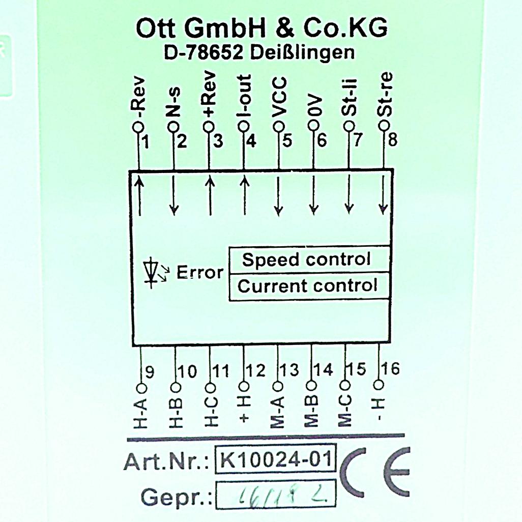 Produktfoto 2 von OTT ANTRIEBE Motoransteuerungsgerät