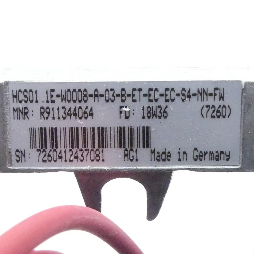 Produktfoto 2 von REXROTH IndraDrive Compact Converter HCS01.1E-W0008-A-03-B-ET-EC-EC-S4-NN-FW