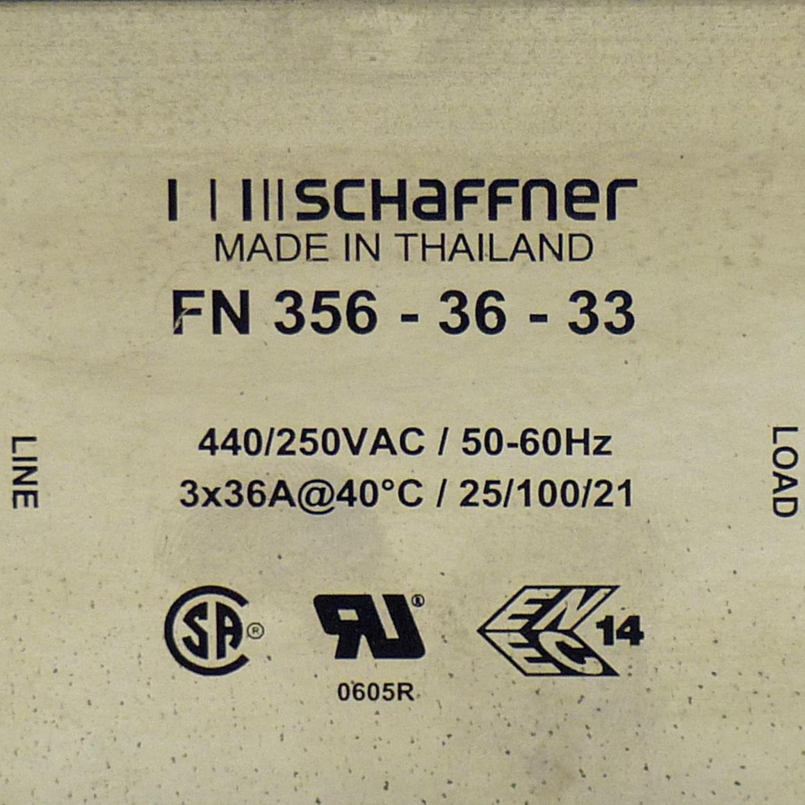 Produktfoto 2 von SCHAFFNER Netzfilter