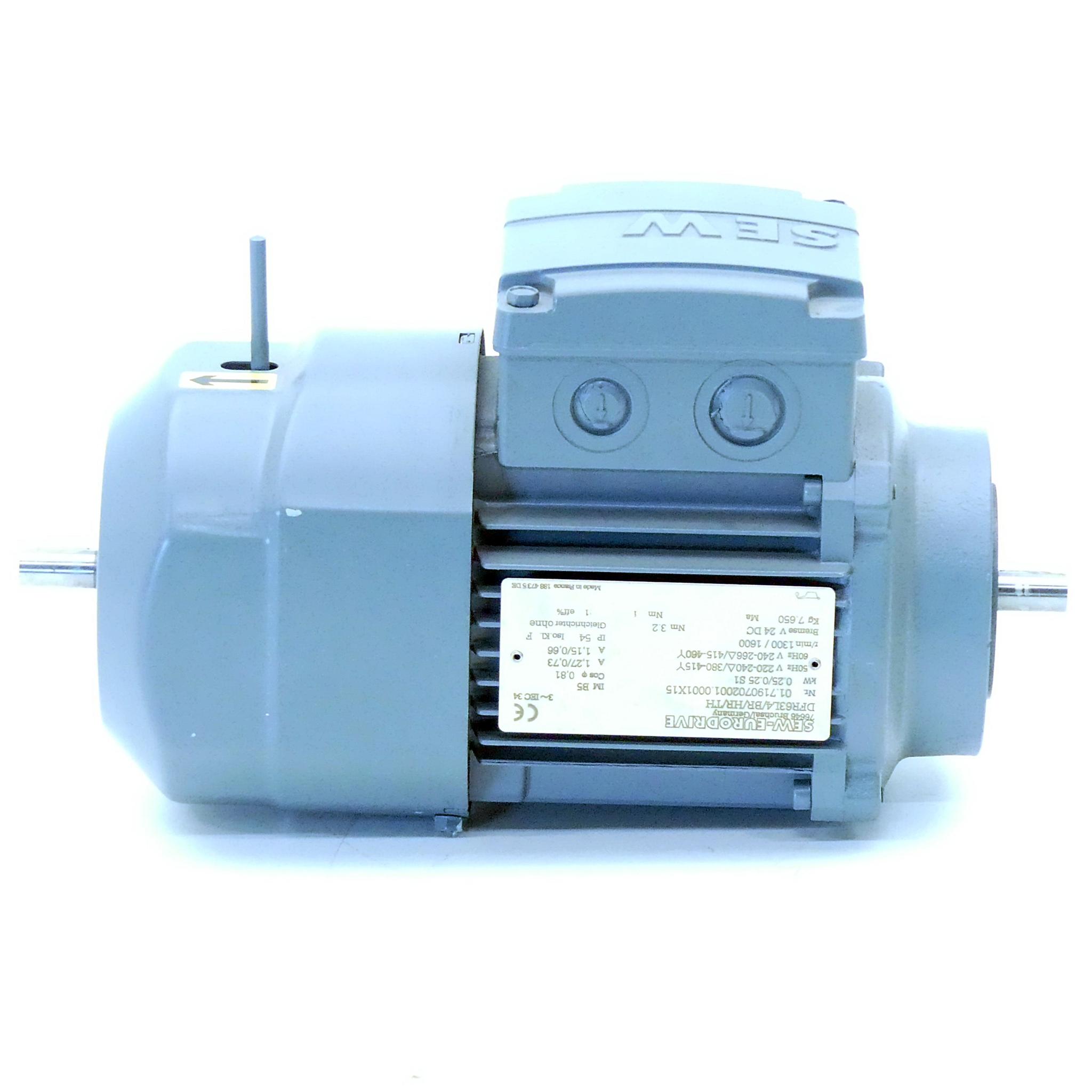 Produktfoto 3 von SEW-EURODRIVE Drehstrommotor DFR63L4/BR/HR/TH