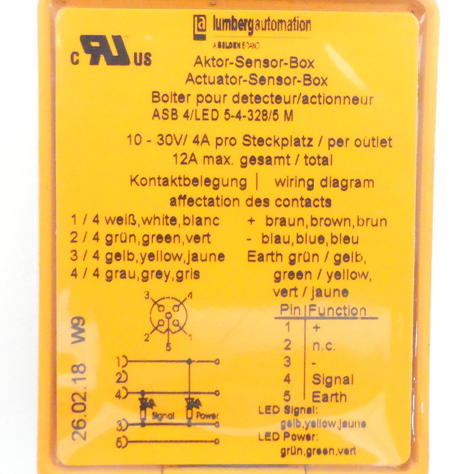 Produktfoto 2 von LUMBERG Aktor-Sensor-Box