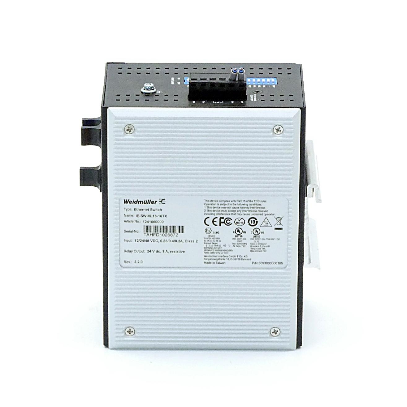 Produktfoto 5 von WEIDMüLLER Ethernet-Switch