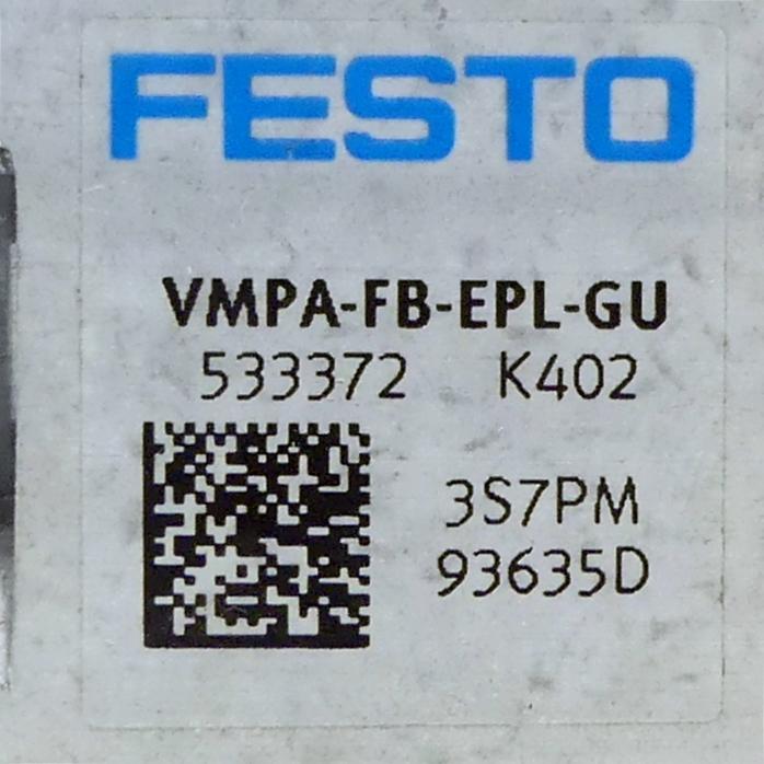 Produktfoto 2 von FESTO Endplatte VMPA-FB-EPL-GU