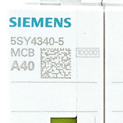 Produktfoto 2 von SIEMENS Leitungsschutzschalter A40