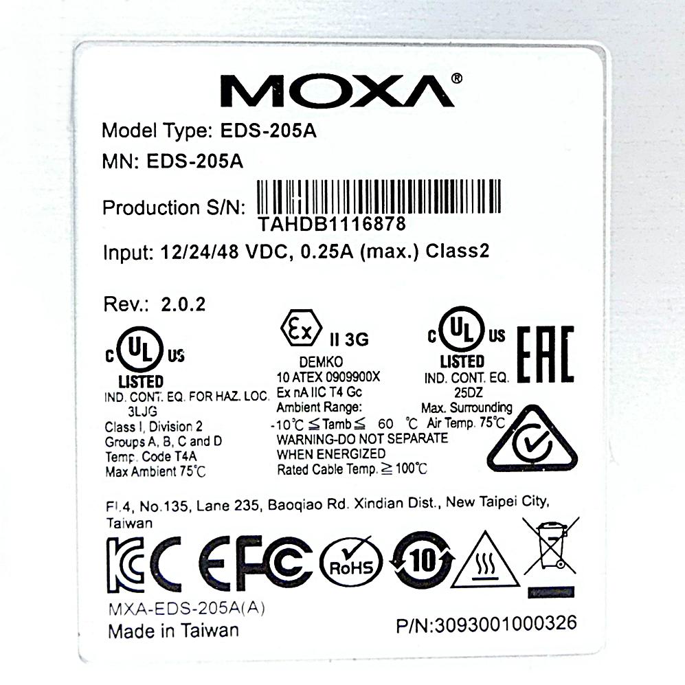 Produktfoto 2 von MOXA Ethernet Schalter