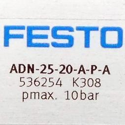 Produktfoto 2 von FESTO Kompaktzylinder ADN-25-20-A-P-A