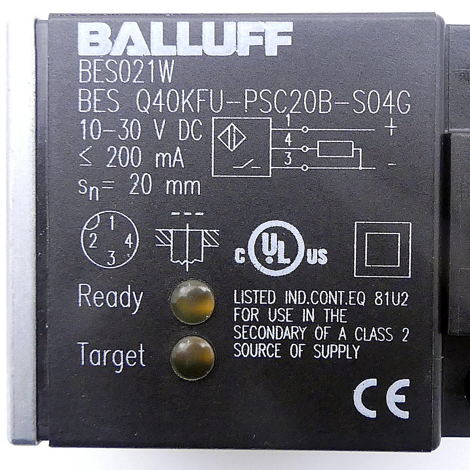 Produktfoto 2 von BALLUFF Induktiver Sensor BES021W