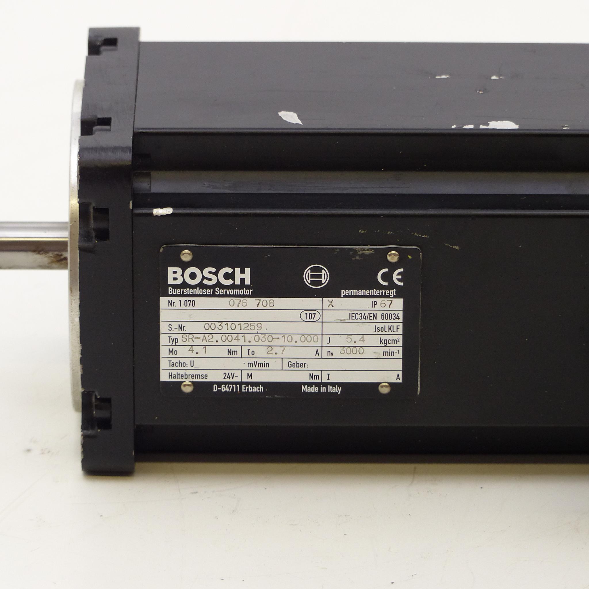 Produktfoto 2 von BOSCH Bürstenloser Servomotor SR-A2.0041.030-10.000