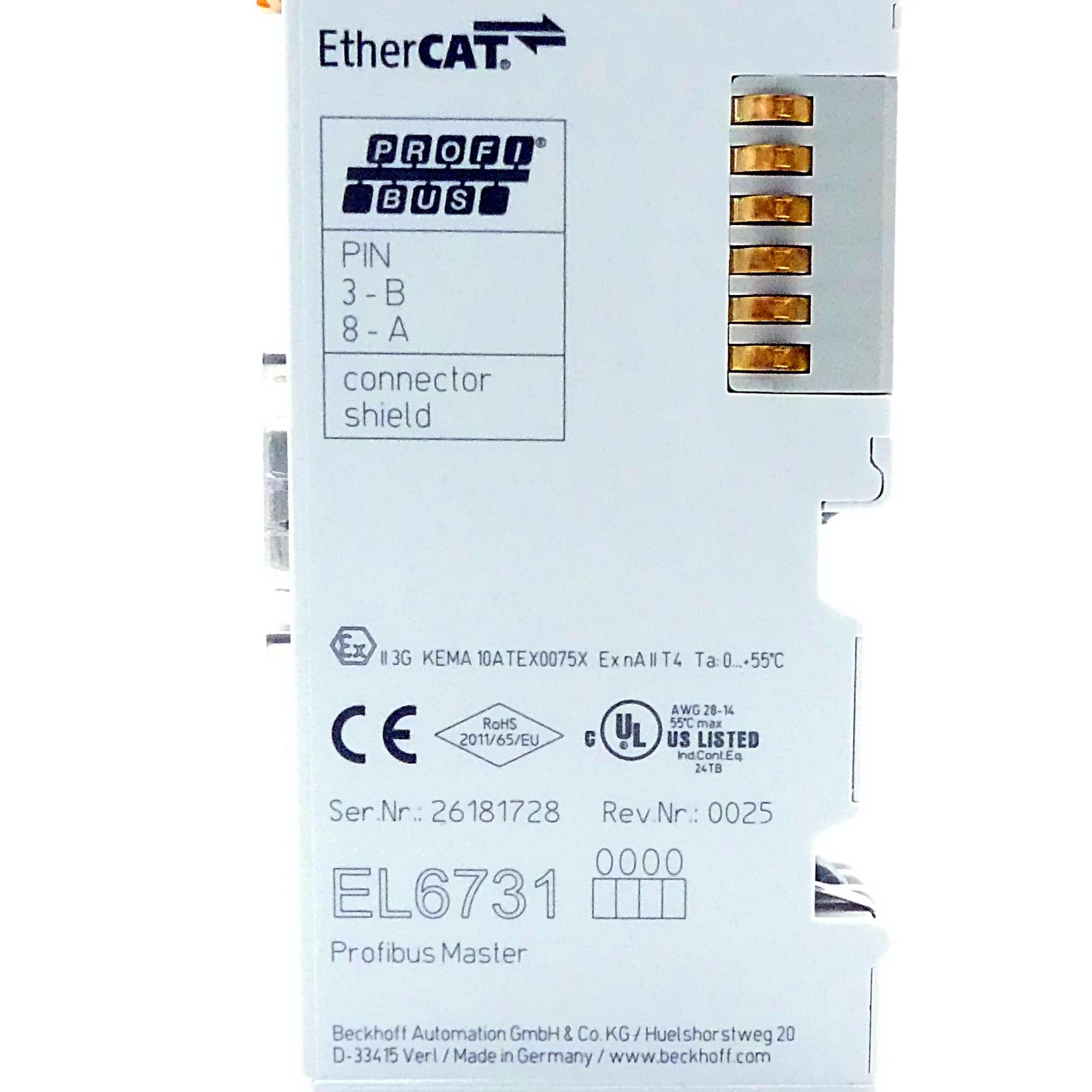 Produktfoto 2 von BECKHOFF EtherCAT-Klemme