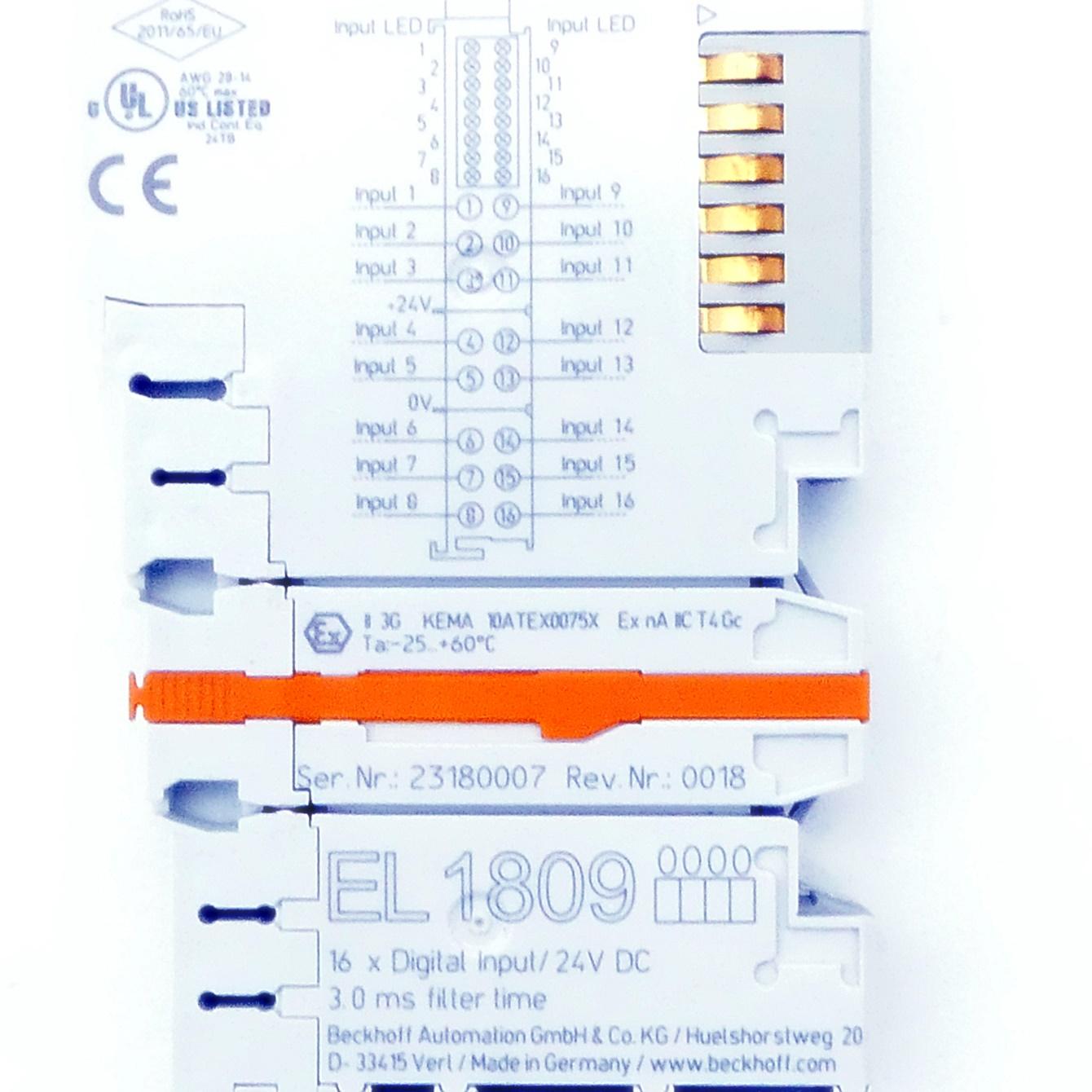 Produktfoto 2 von BECKHOFF Digitaler Eingang