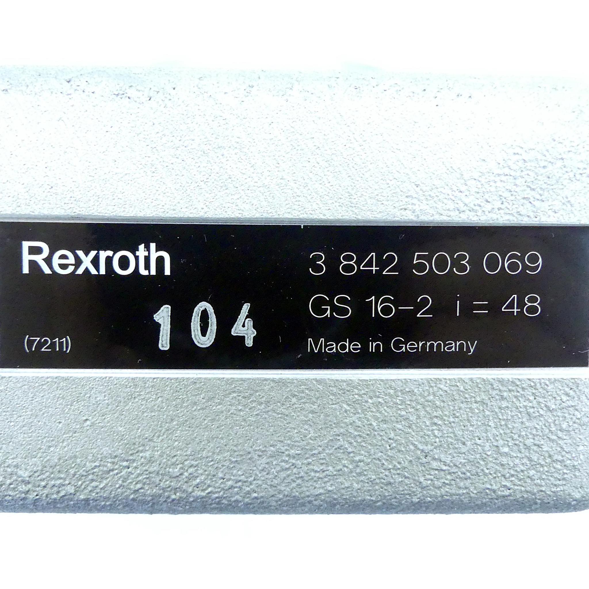 Produktfoto 2 von REXROTH Aufsteckgetriebe 3 842 503 069