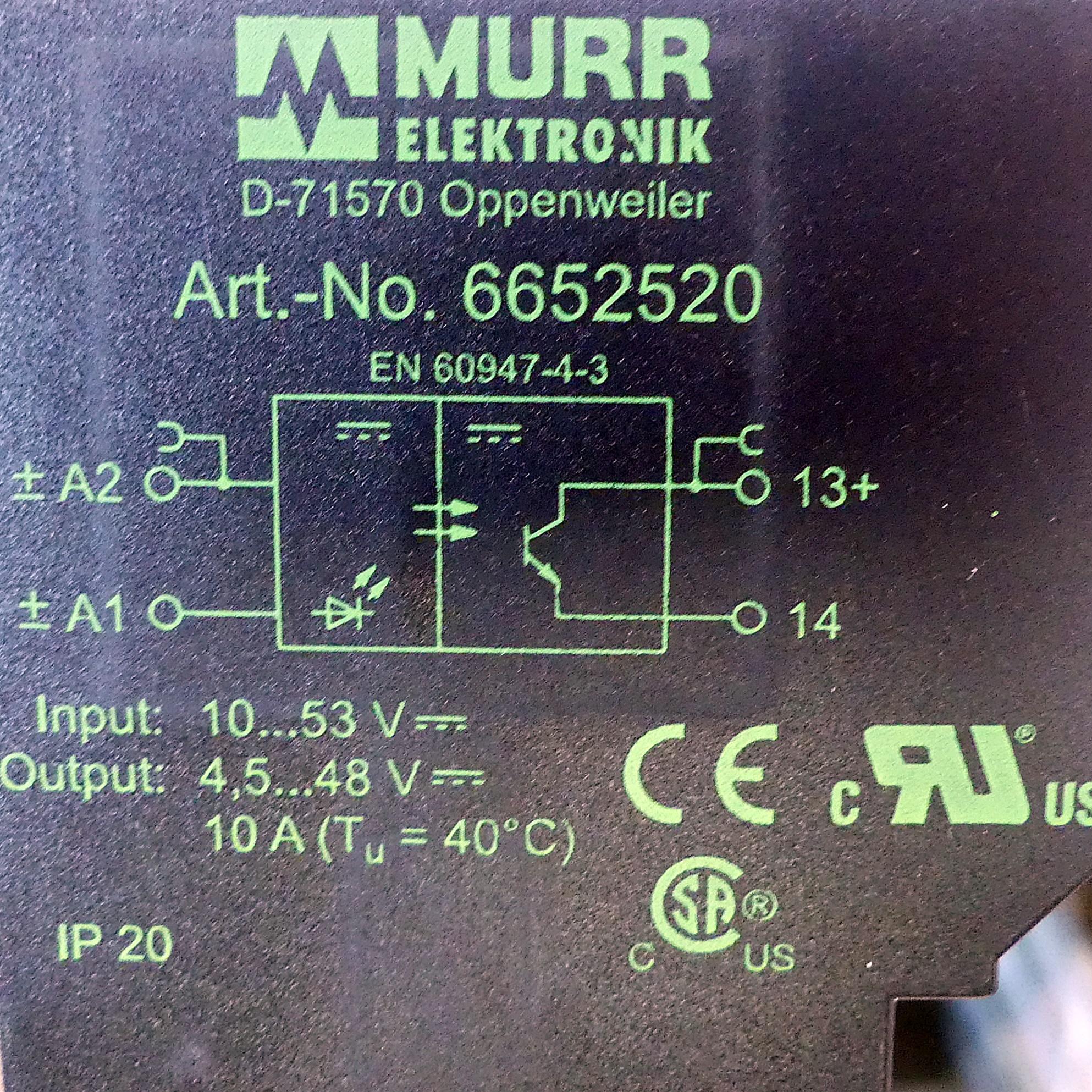 Produktfoto 2 von MURRELEKTRONIK Optokopplermodul