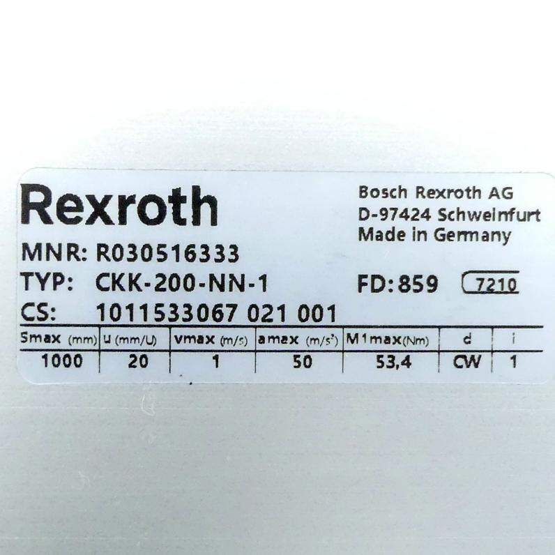 Produktfoto 2 von REXROTH Linearmodul CKK-200-NN-1