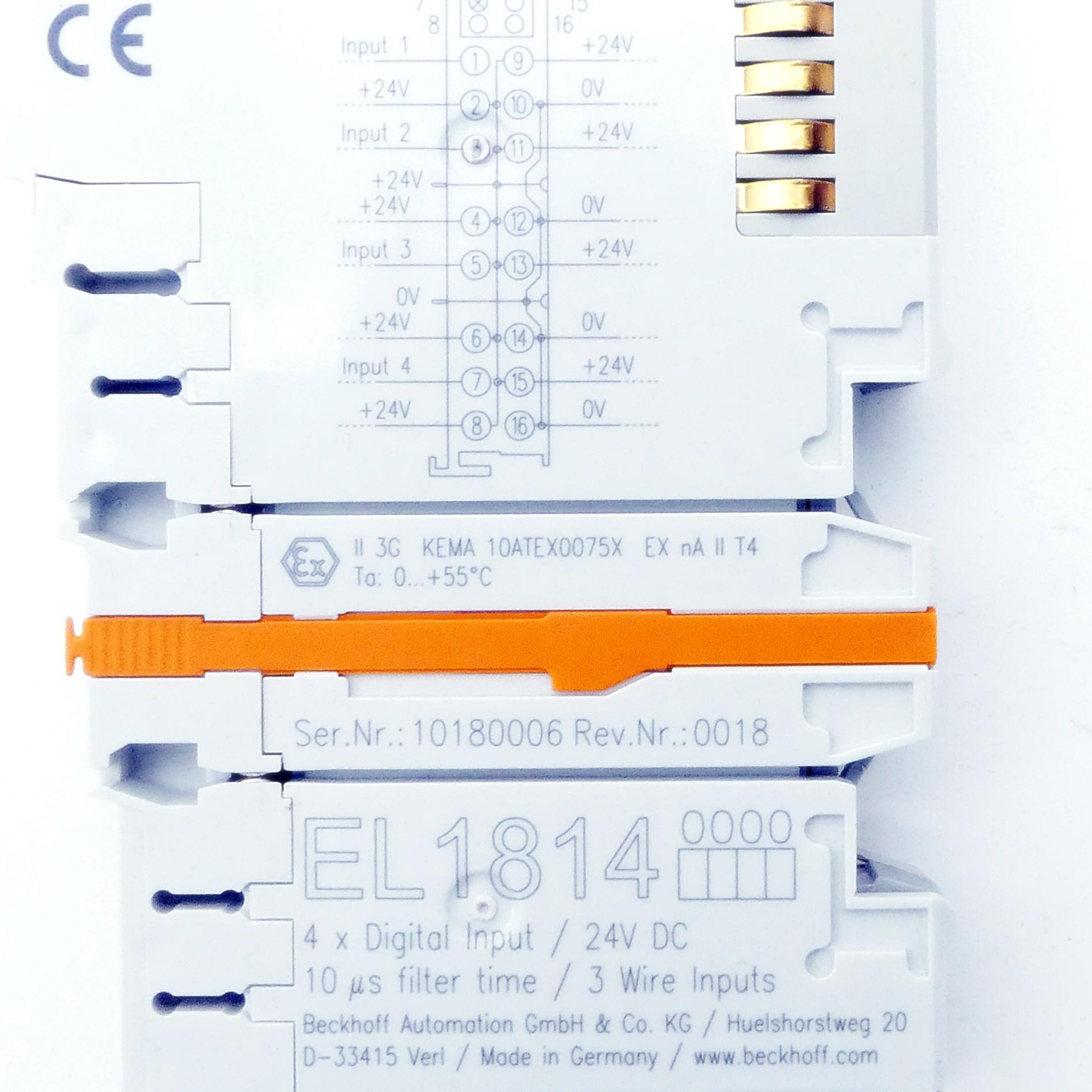 Produktfoto 2 von BECKHOFF Netzteilklemme