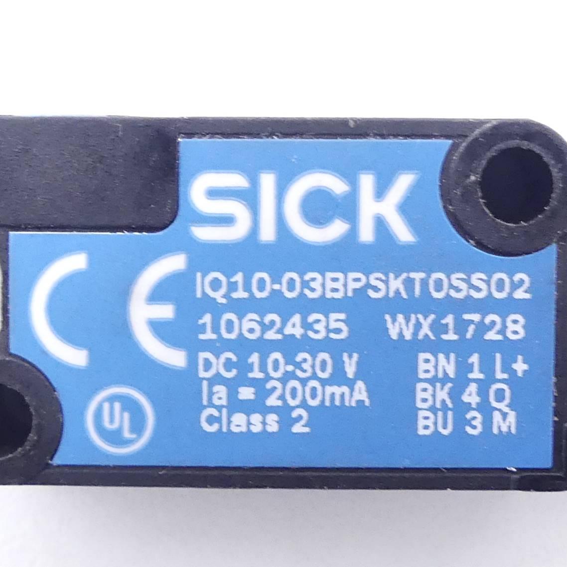 Produktfoto 2 von SICK Induktiver Näherungssensor IQ10-03BPSKT0SS02