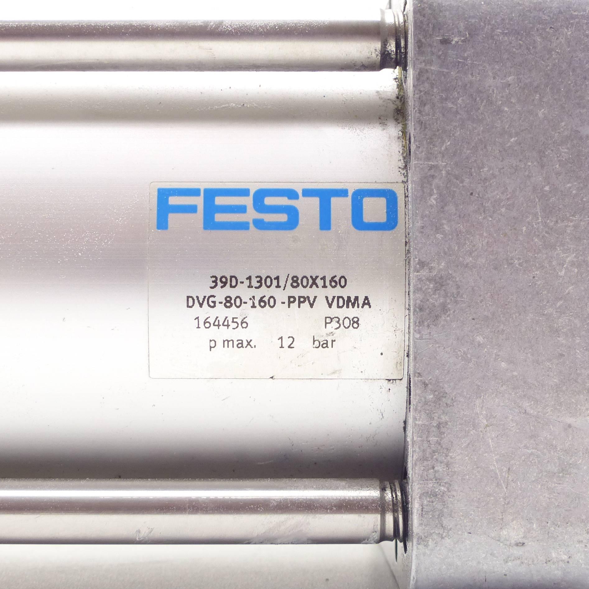 Produktfoto 2 von FESTO Kompaktzylinder DVG-80-160-PPV