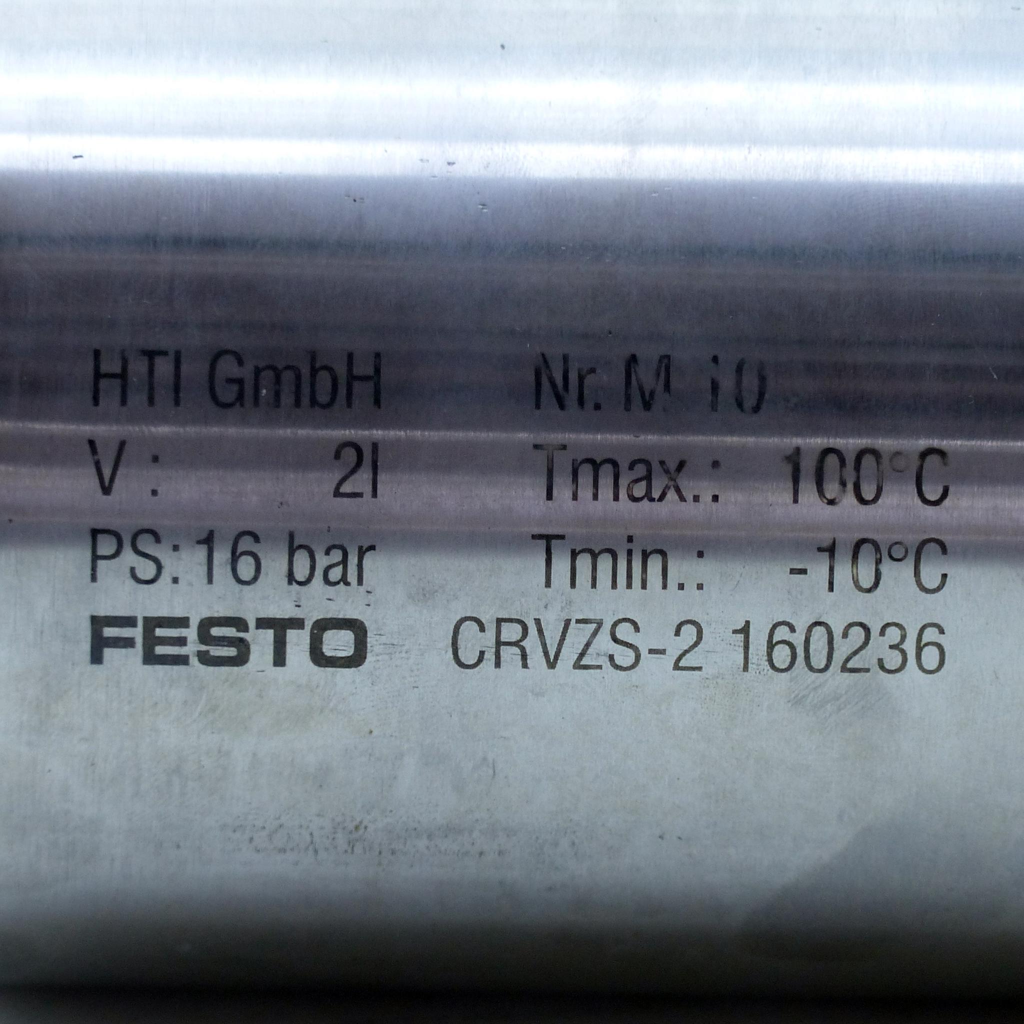 Produktfoto 2 von FESTO Druckluftspeicher