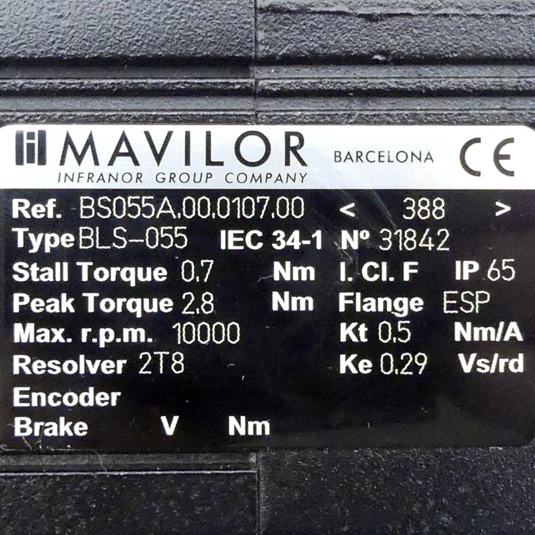 Produktfoto 2 von MAVILOR Servomotor BLS-055