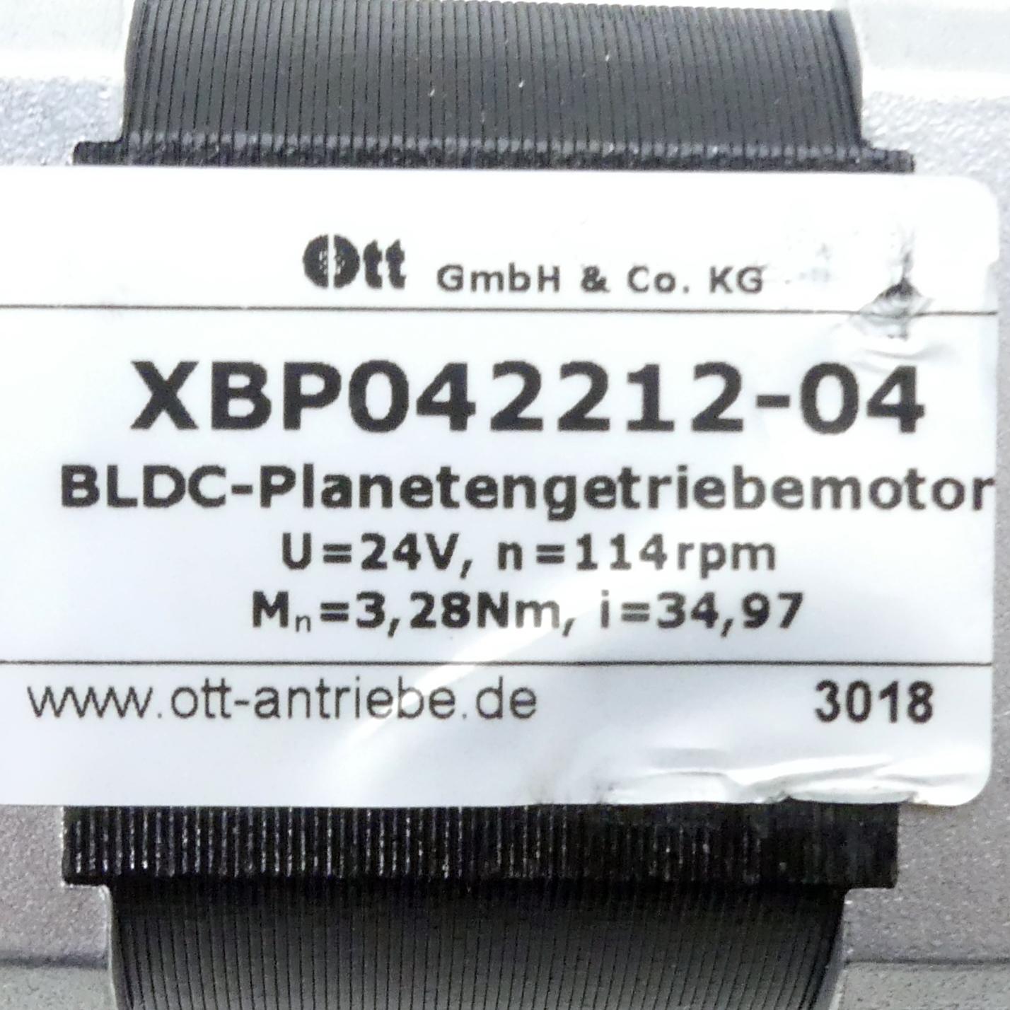 Produktfoto 2 von OTT ANTRIEBE BLDC-Planetengetriebemotor