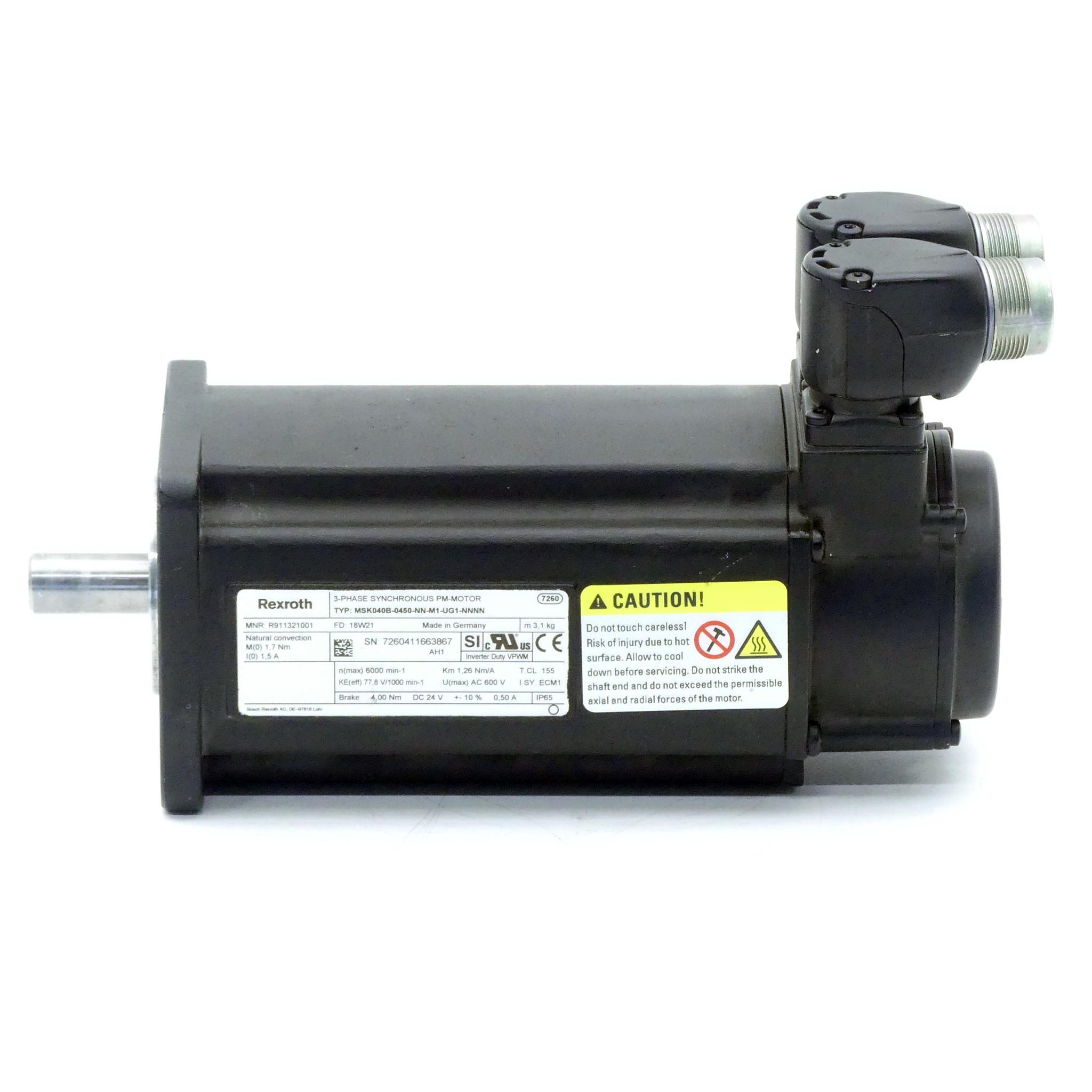 Produktfoto 5 von REXROTH Servomotor MSK040B-0450-NN-M1-UG1-NNNN