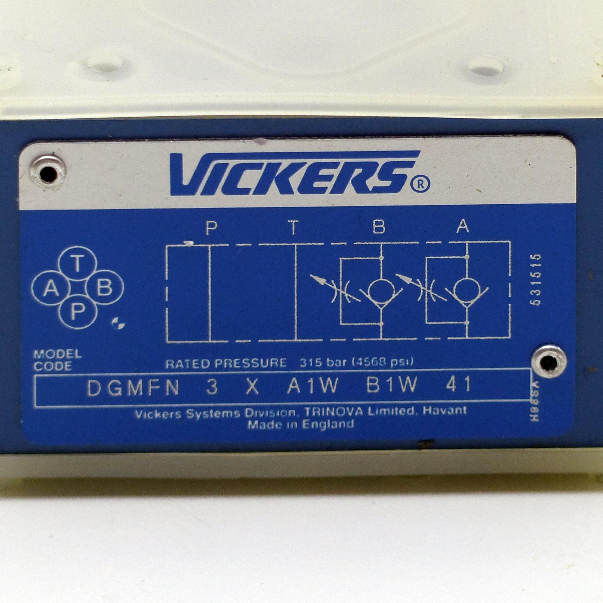 Produktfoto 2 von VICKERS Druckbegrenzungsventil