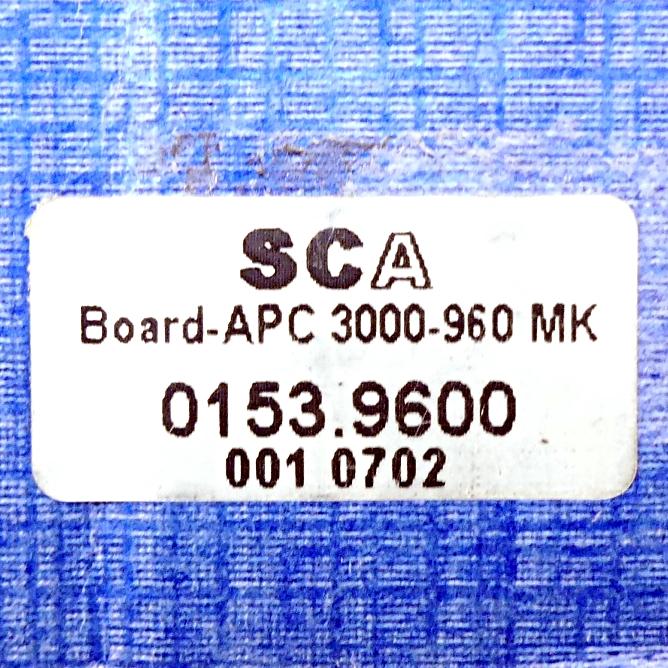 Produktfoto 2 von SCA SCHUCKER PC BOARD APC-3000-960 MK