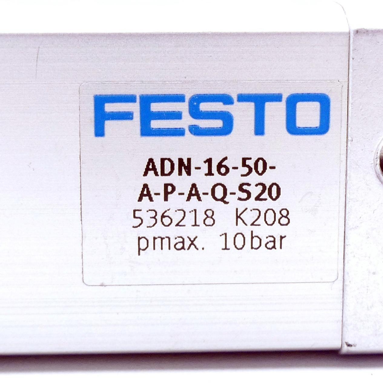 Produktfoto 2 von FESTO Pneumatikzylinder ADN-16-50-A-P-A-Q-S20