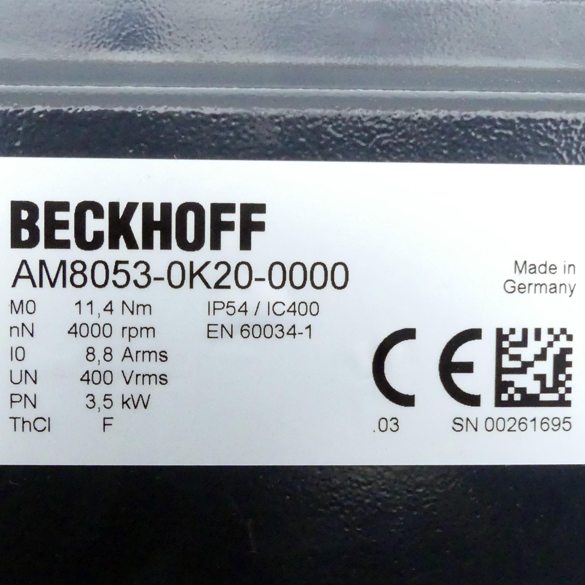 Produktfoto 2 von BECKHOFF Servomotor