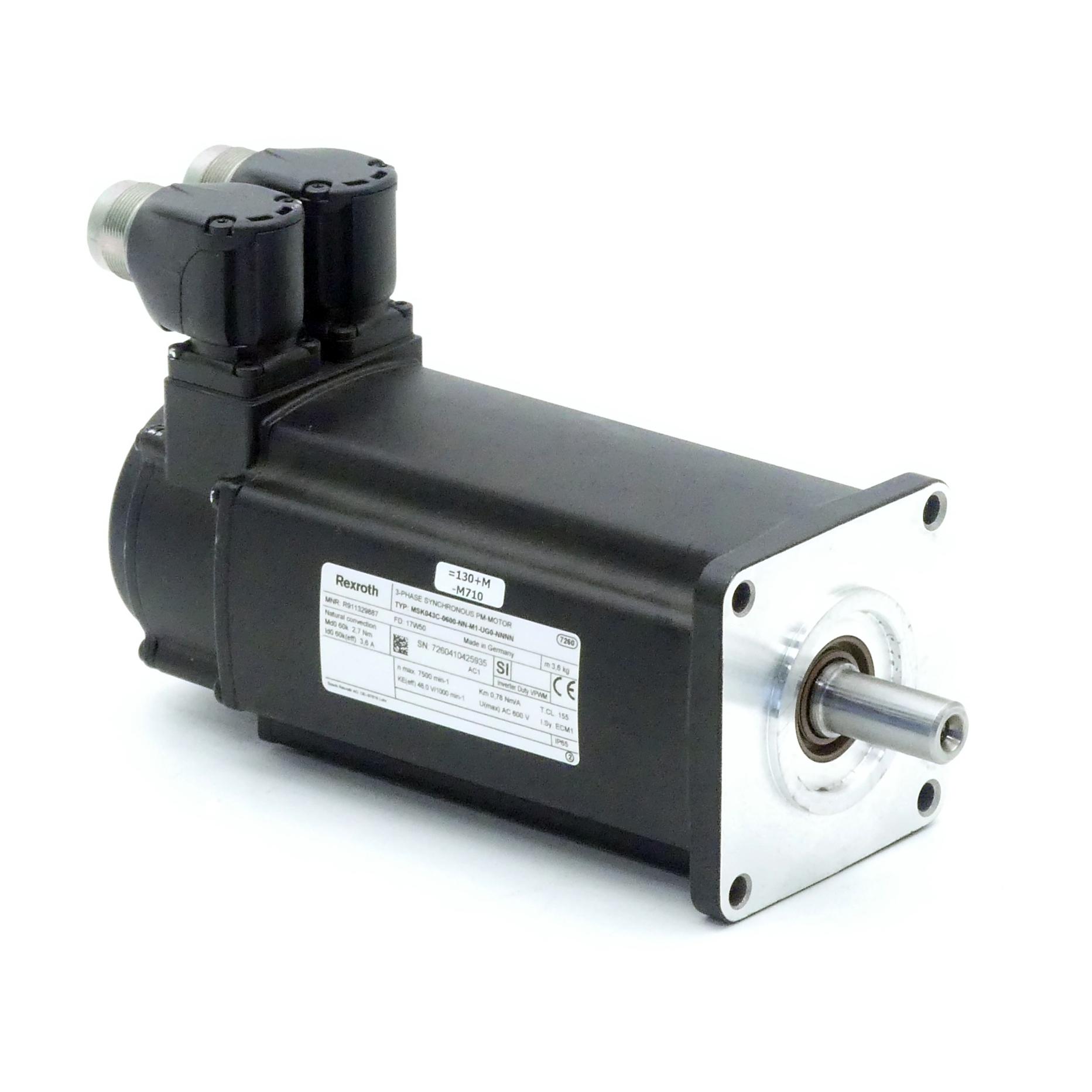 Produktfoto 1 von REXROTH Servomotor MSK043C-0600-NN-M1-UG0-NNNN