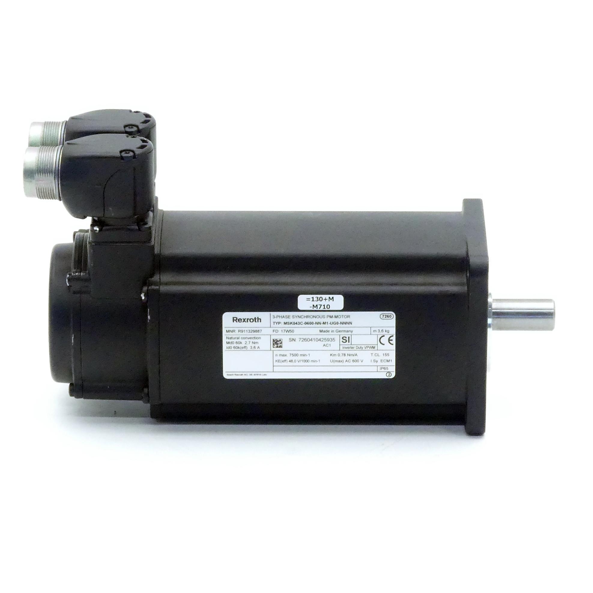 Produktfoto 3 von REXROTH Servomotor MSK043C-0600-NN-M1-UG0-NNNN