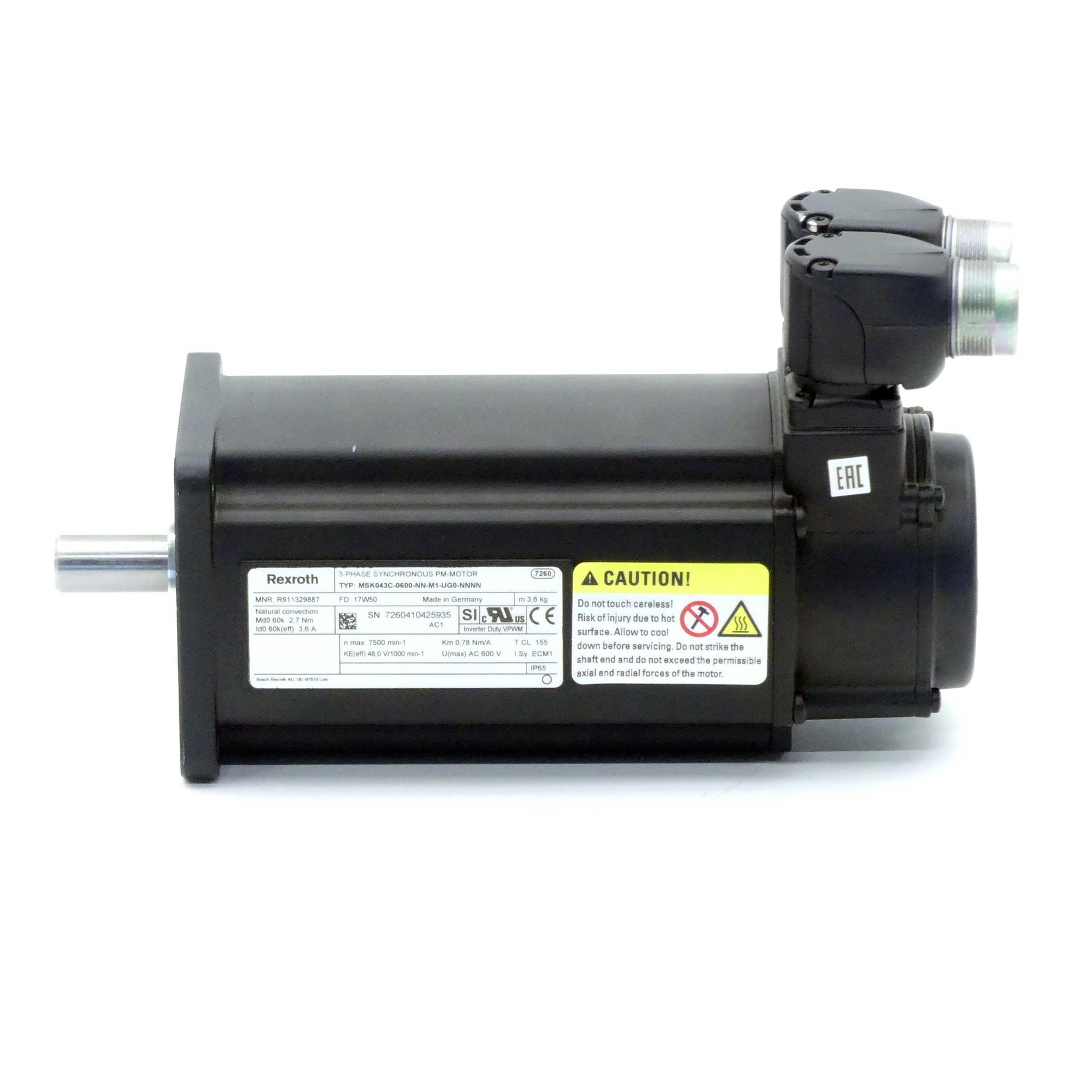 Produktfoto 5 von REXROTH Servomotor MSK043C-0600-NN-M1-UG0-NNNN