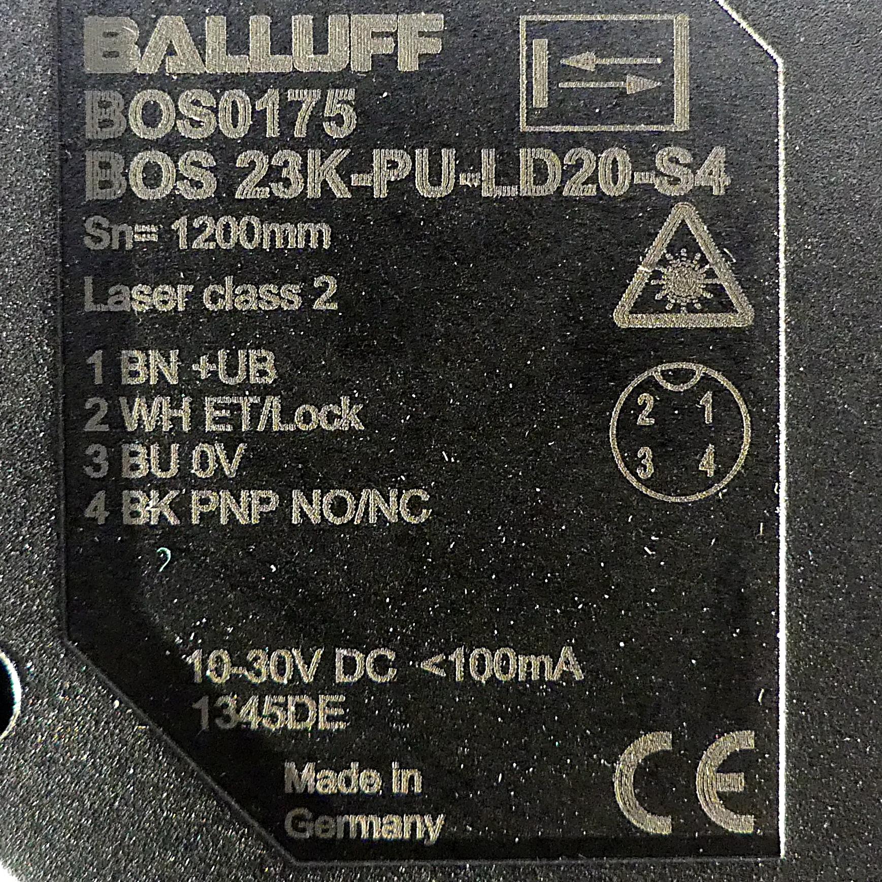 Produktfoto 2 von BALLUFF Optoelektronischer Sensor BOS0175