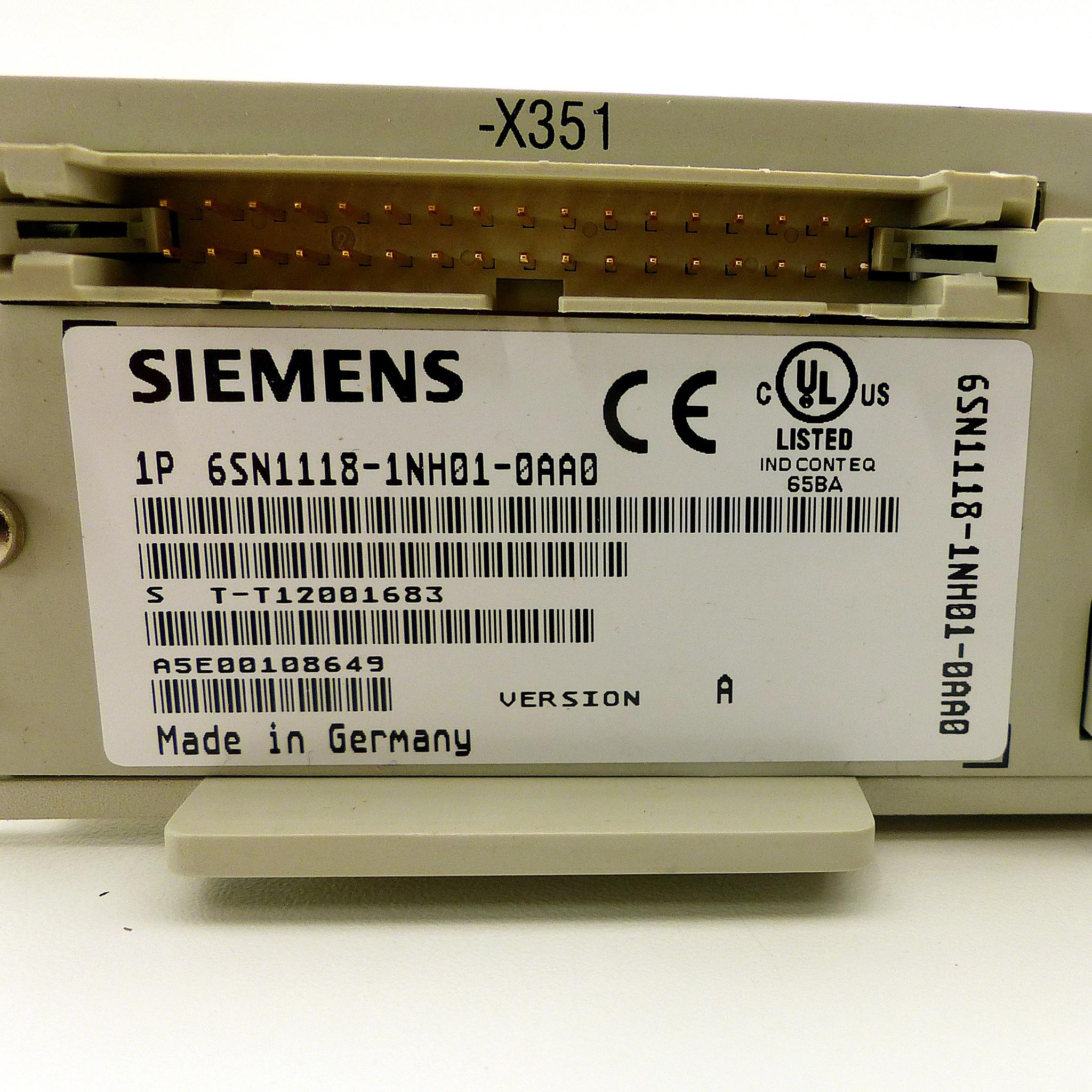 Produktfoto 2 von SIEMENS Simodrive Regeleinschub